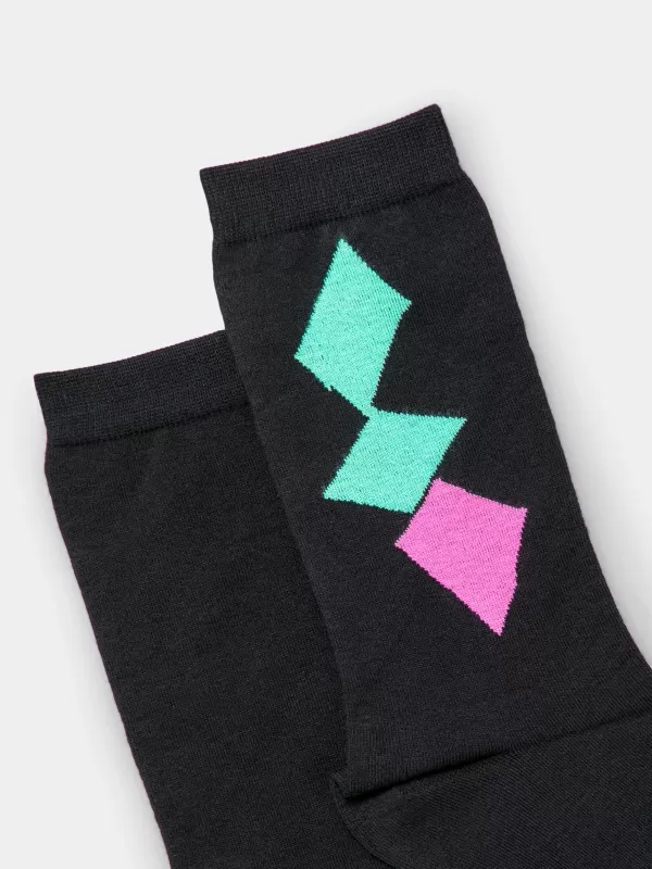 Comme Des Garçons Homme Plus Argyle Black Socks^ Socks