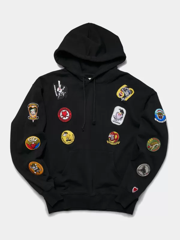 Emotionally Unavailable Eu Patches Hoodie^ Fleece