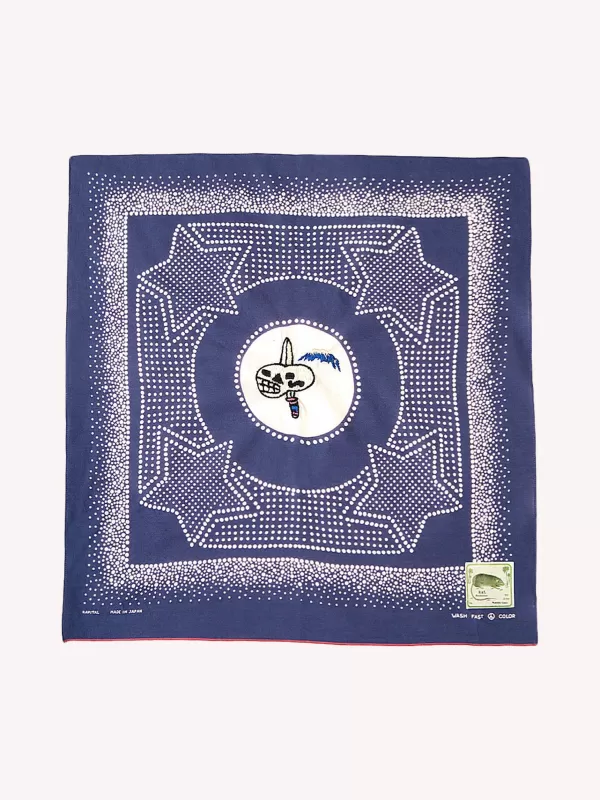 Kapital Fastcolor Selvedge Bandana (Hell In Heaven)^ Scarves