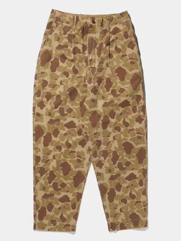 Kapital Herringbone Happy Peek-A-Boo Camo Nime Pants^ Pants