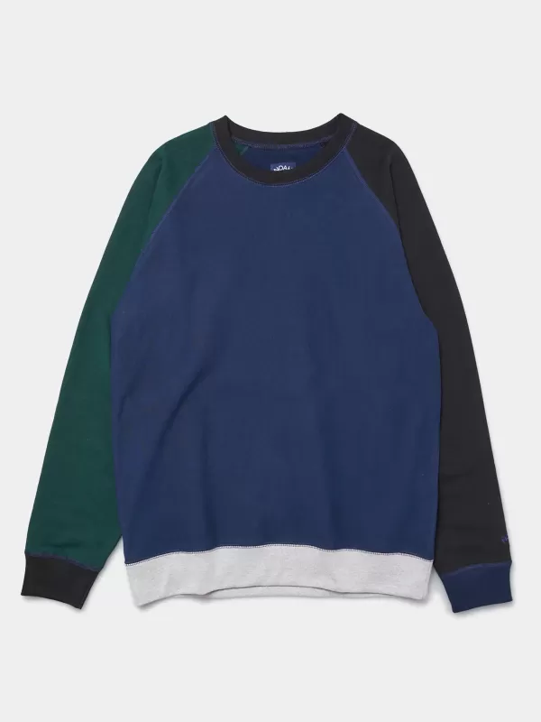 NOAH Mixed Up Raglan Crewneck^ Fleece