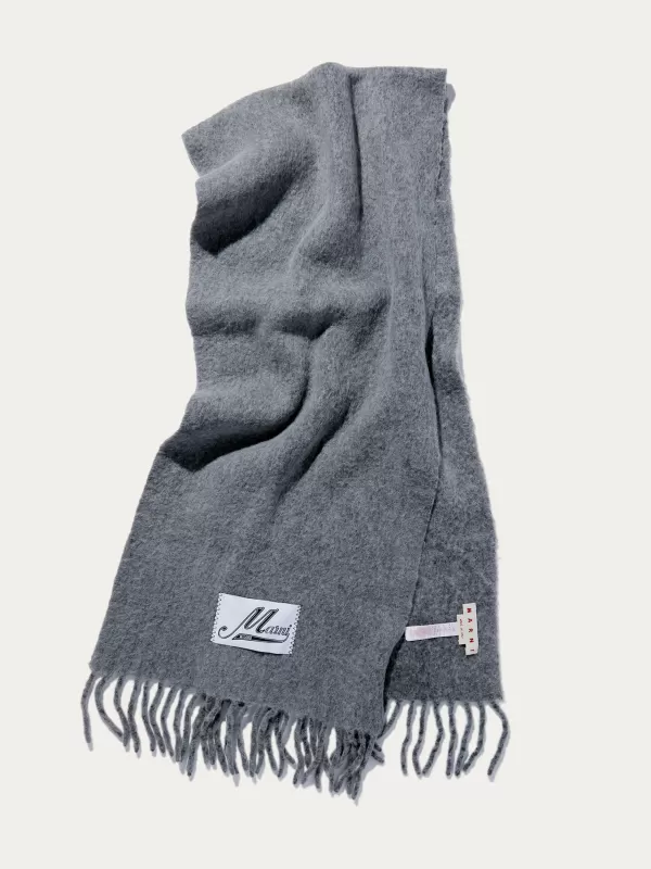 Marni Overdyed Brushed Wool Scarf^ Scarves