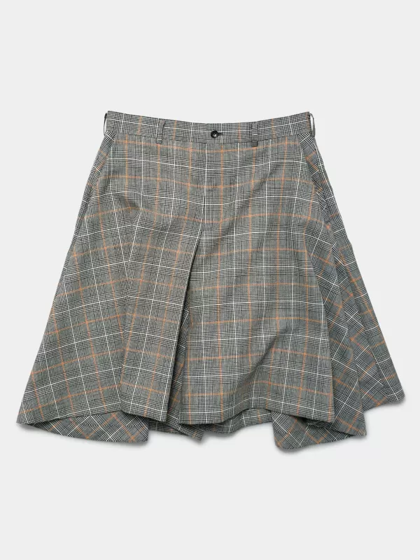 Comme Des Garçons Homme Plus Plaid Skirt Shorts^ Pants