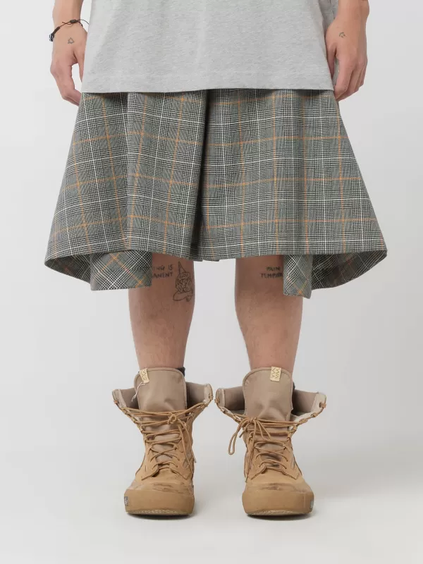 Comme Des Garçons Homme Plus Plaid Skirt Shorts^ Pants