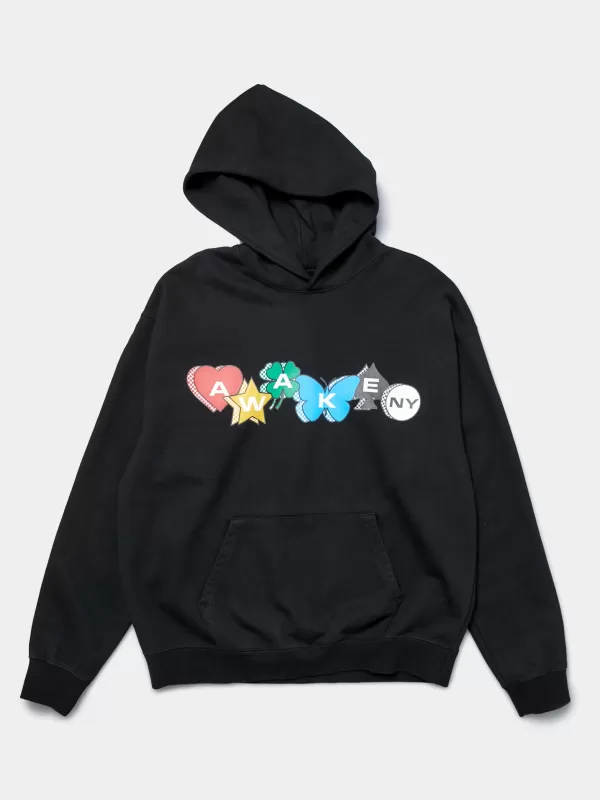 AWAKE NY Printed Charm Logo Hoodie^ Fleece