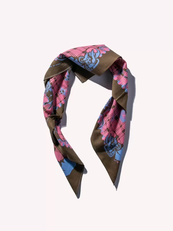 One Ear Brand Purrfect Space Bandanna^ Scarves