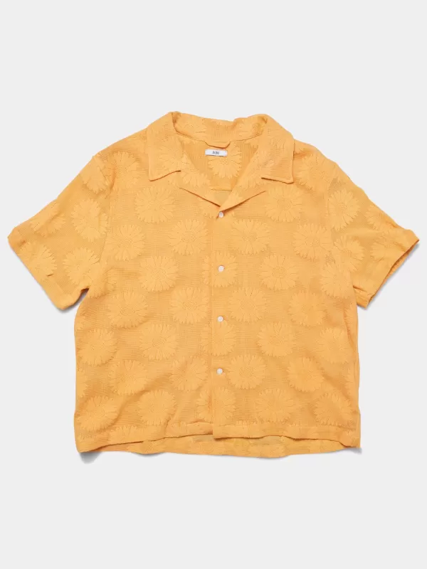 Bode Sunflower Lace Ss Shirt^ Shirts