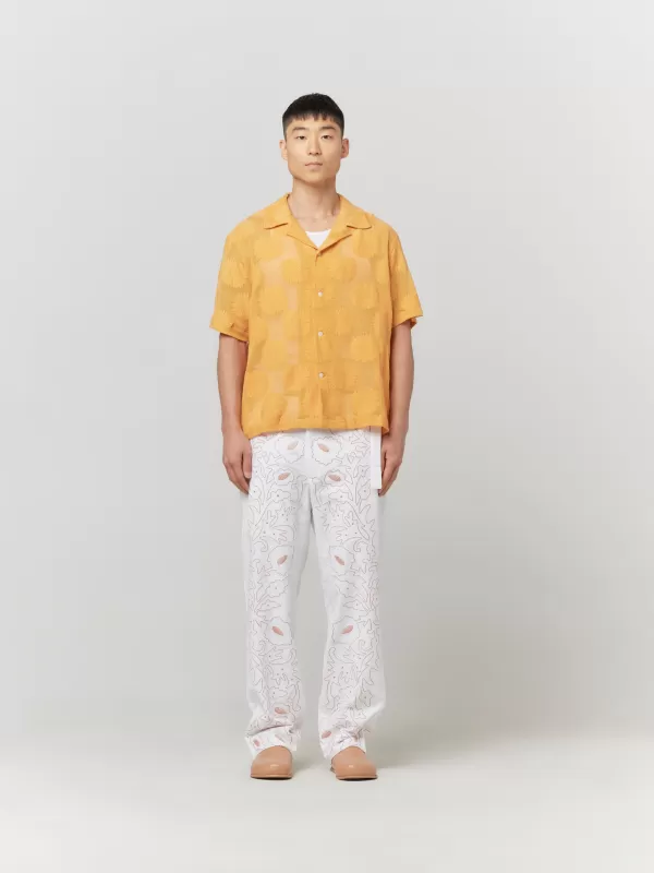 Bode Sunflower Lace Ss Shirt^ Shirts